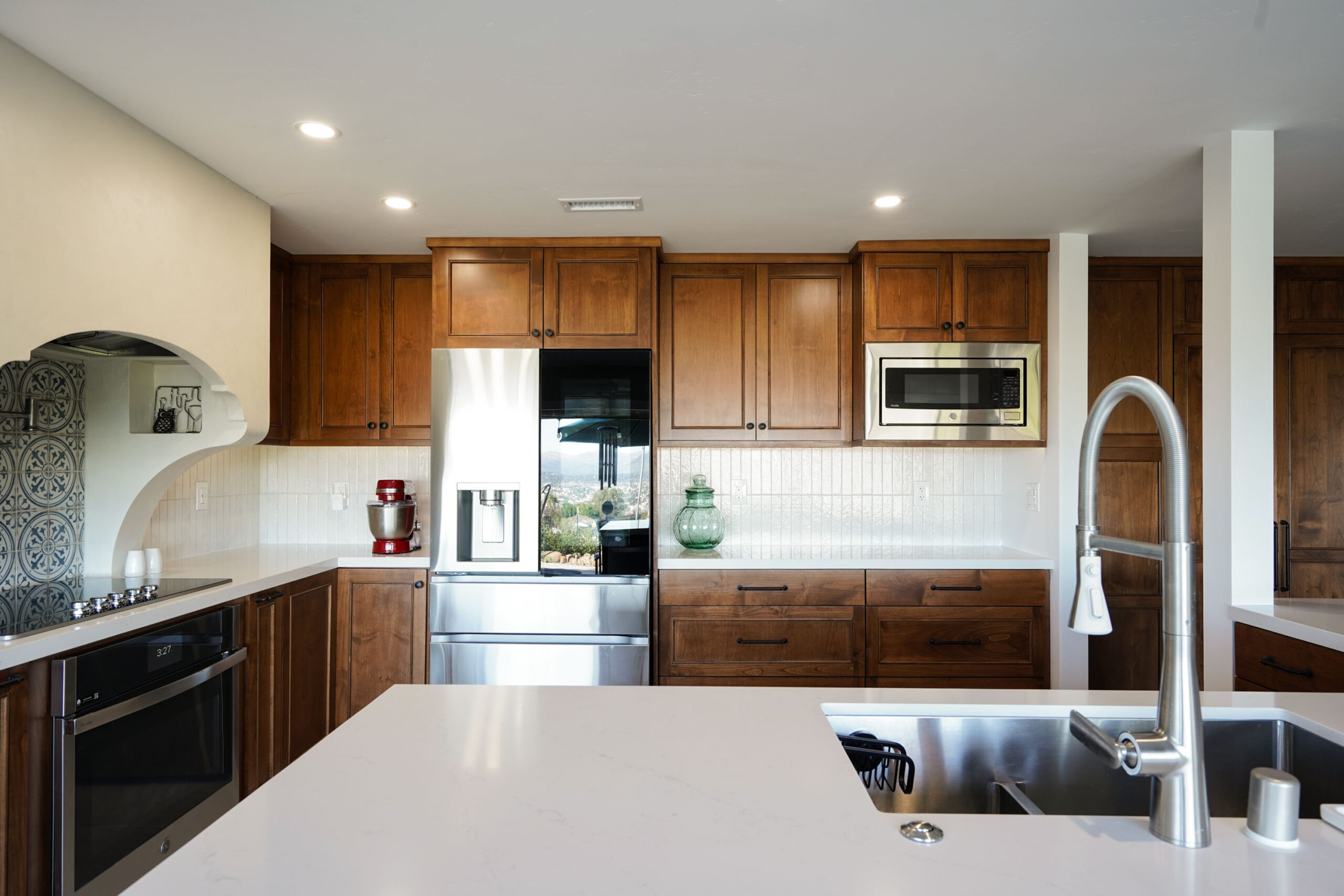 El Cajon Fletcher Hills Kitchen Stunning Transitional Mediterranean Kitchen Remodel in Fletcher Hills